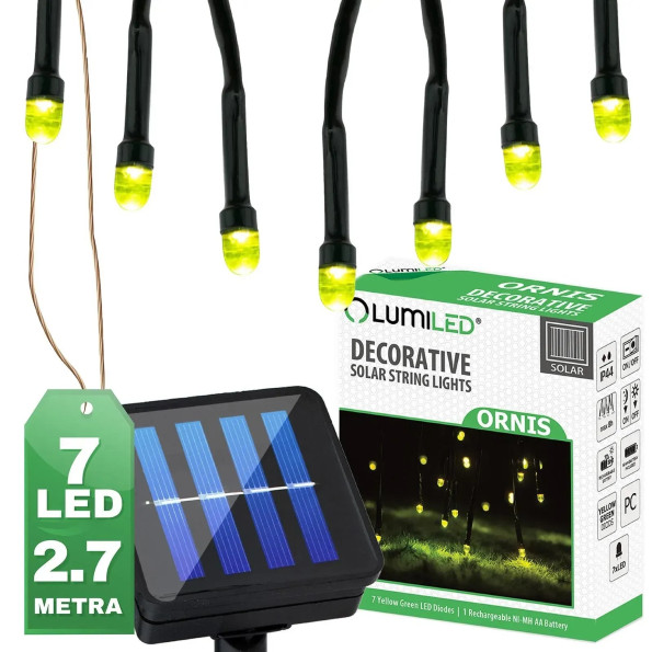Сонячна гірлянда 7 LED-діодів, Lumiled ORNIS  -
                                                        Фото 1